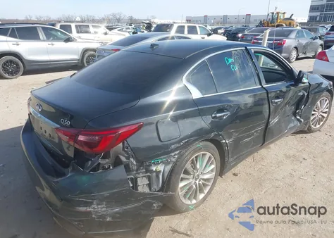 2022 Infiniti Q50 Luxe z USA, uszkodzony, nr VIN JN1EV7BP9NM311312